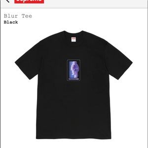 Supreme Blur Tee in Black